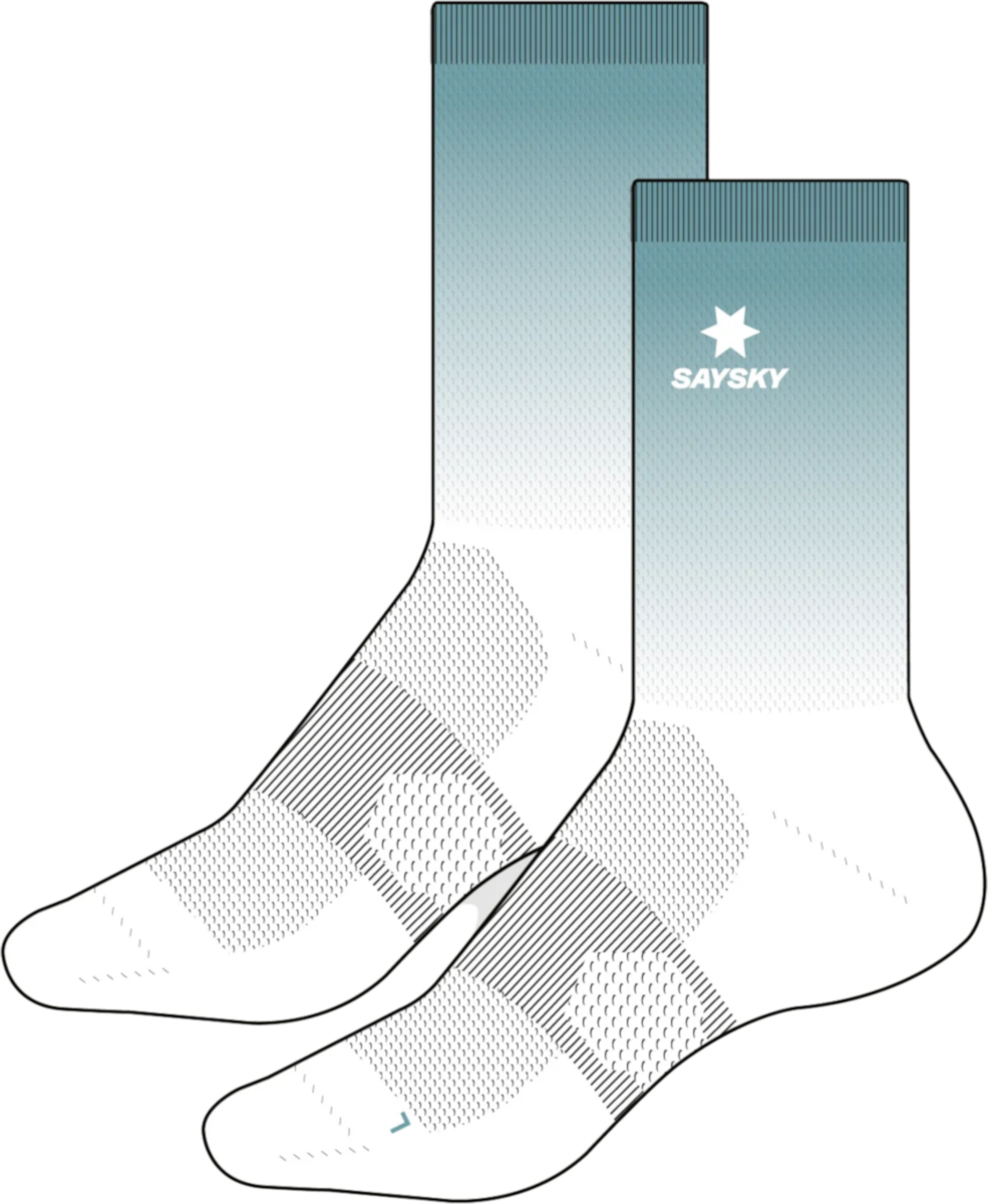 Ponožky Saysky Saysky Drip Dye High Socks Tyrkysová | ouaso201c1023-ouaso201c1023, 1