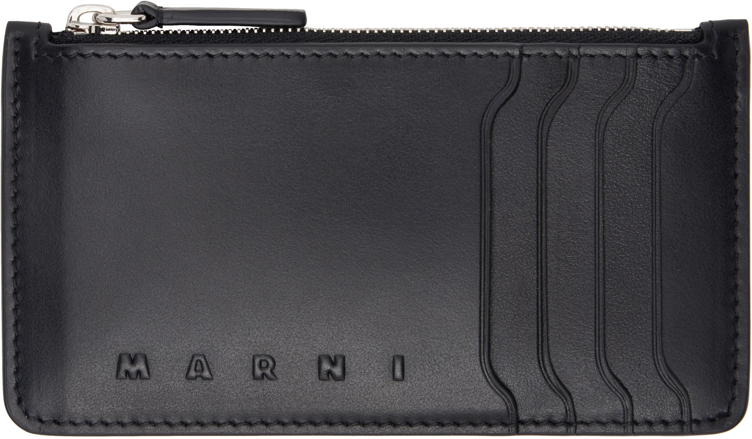 Peňaženka Marni Marni Leather Card Holder Čierna | PFMI0103U0 P5298, 0