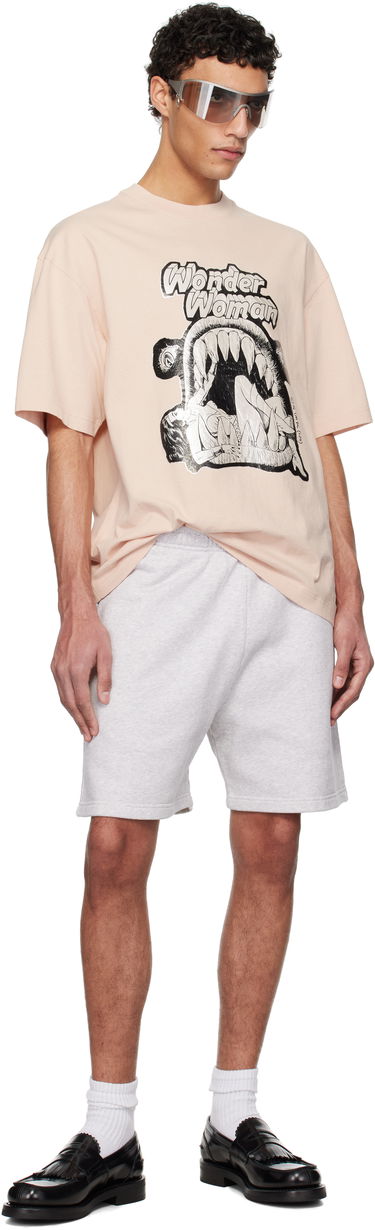 Šortky Acne Studios Organic Cotton Shorts Šedá | CE0063-, 3