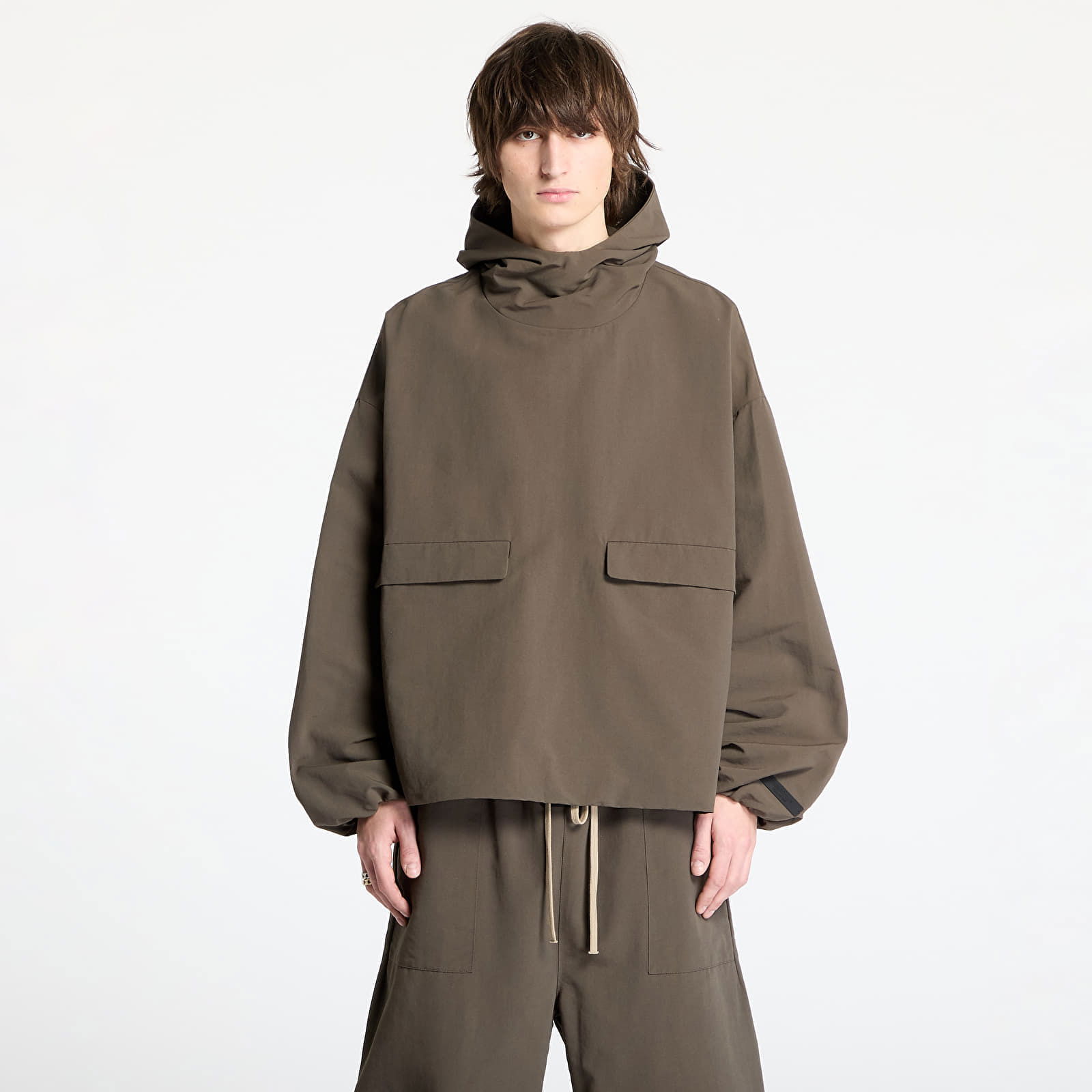 Military Nylon Hooded Anorak