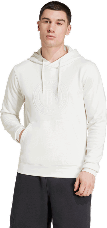 Mikina adidas Originals adidas Originals DFB Deutschland Hoodie Biela | jd7148, 4