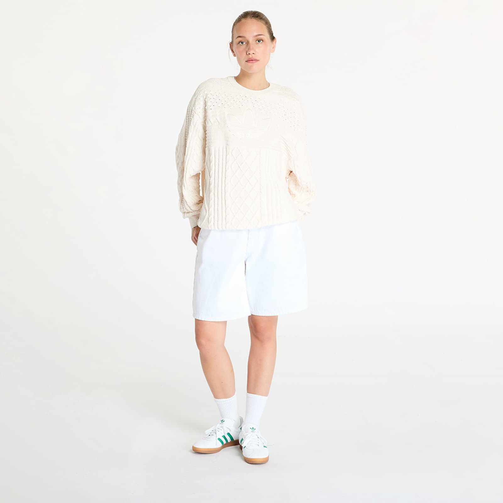 Knited Trf Sweater Wonder White