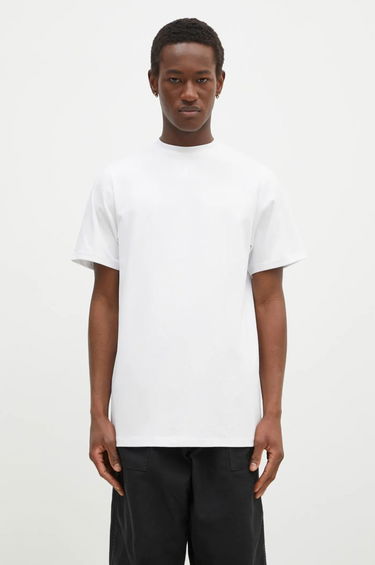 Tričko WOOD WOOD Wood Wood Mela Mask T-Shirt Biela | 12432503.2106, 2