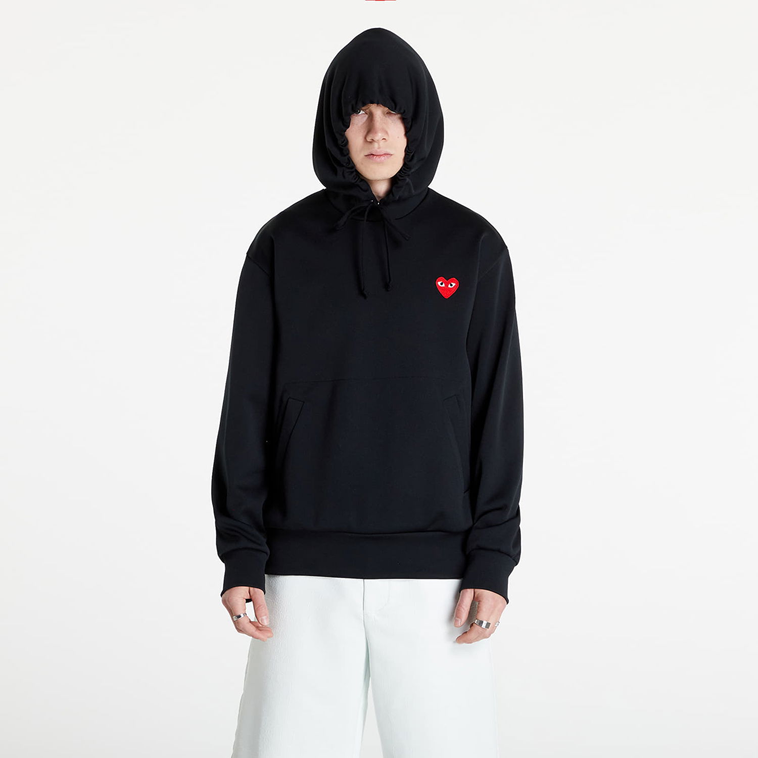 Mikina Comme des Garçons PLAY Hoodie Čierna | AZT174 black, 0