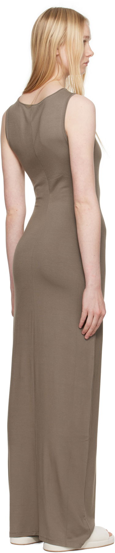 Šaty SKIMS SKIMS Smooth Layers Boat Neck Maxi Dress Čierna | DS-DRS-8491W, 4