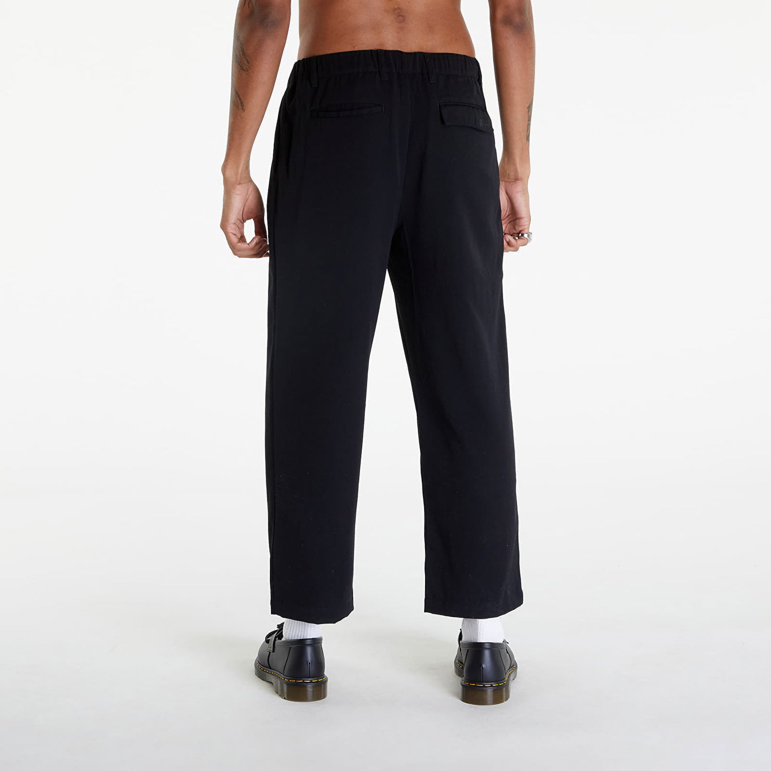 Nohavice Dime Pleated Twill Pants Čierna | DIMESP2435BLK, 1