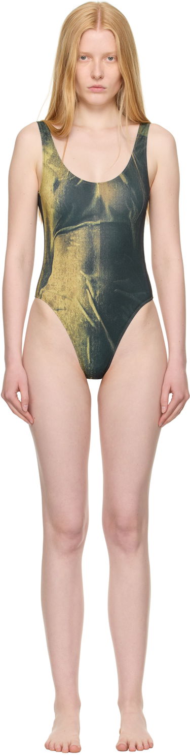 Plavky Jean Paul Gaultier Jean Paul Gaultier One-Piece Swimsuit Zelené | 25/03-W-SW061-J010P-4812, 0