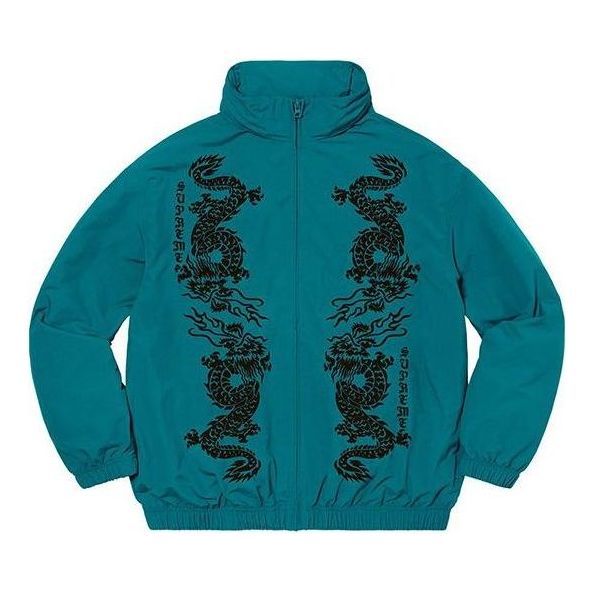 Vetrovka Supreme Dragon Track Jacket Modrá | SUP-SS21-760