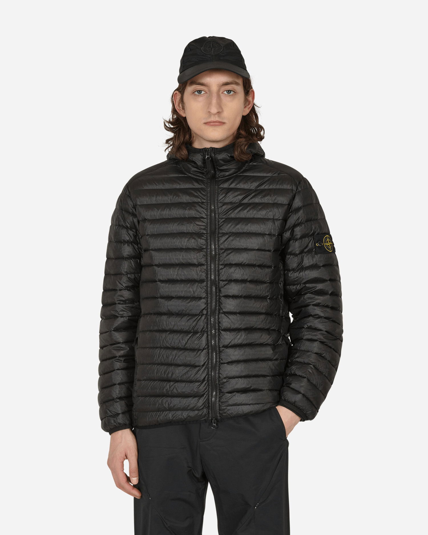 Prešívaná bunda Stone Island Packable Loom Woven Chambers R-Nylon Down-TC Jacket Čierna | MO781540324 V0029, 0