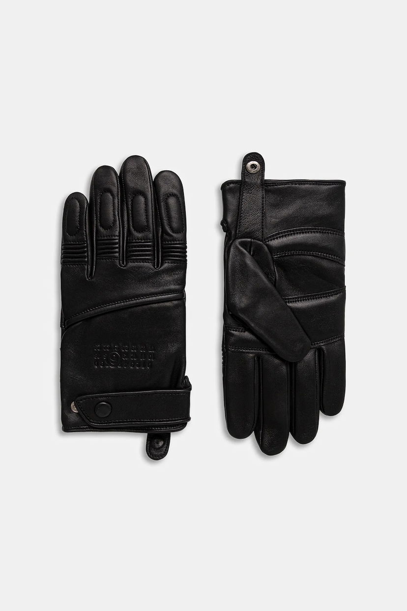 Rukavice Maison Margiela MM6 Maison Margiela x Agnelle Leather Gloves Čierna | SH2TS0003.M07014.900