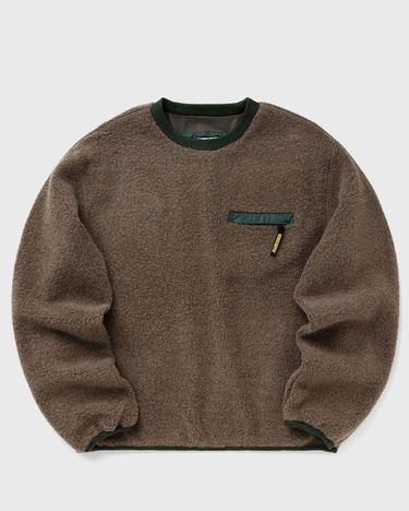Mikina thisisneverthat Wool Fleece Crewneck Sweatshirt Hnedá | GT243GTOLP01-MUD, 0
