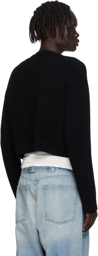 Sveter VETEMENTS VETEMENTS Fancy Button Cropped Cardigan Čierna | WH76KN220B, 2