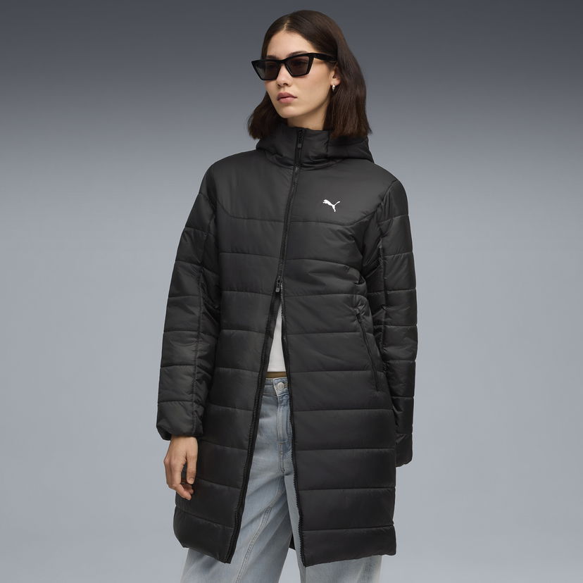 Parka Puma Essentials Hooded Padded Parka Čierna | 685232_01