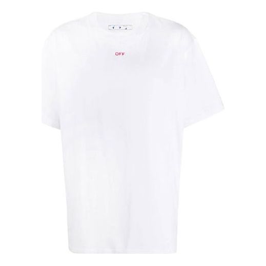 Tričko Off-White Off-White Stencil Arrows Print T-Shirt Biela | OMAA038E20JER0030125, 0
