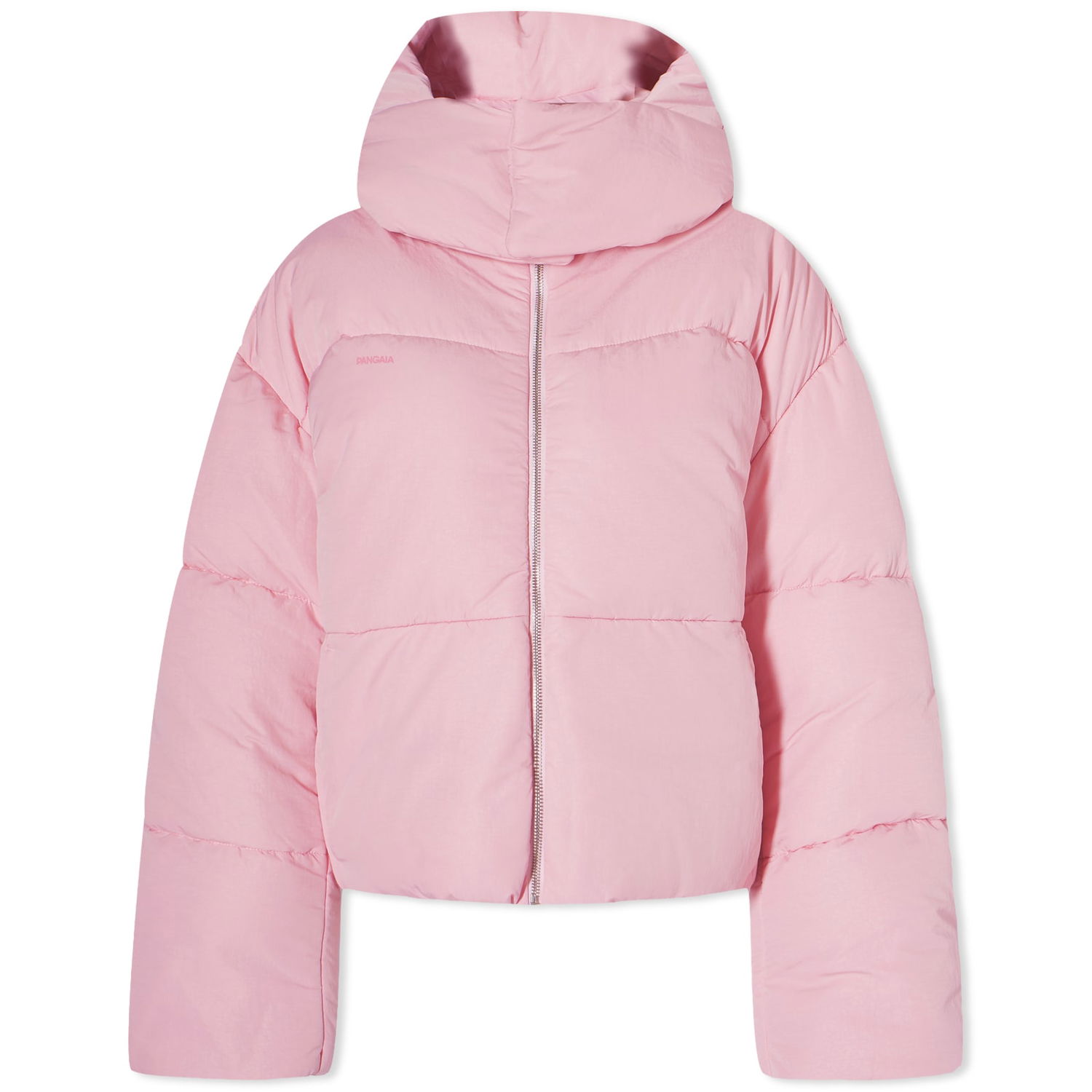 Prešívaná bunda PANGAIA Pangaia FLWRDWN Recycled Nylon Cropped Puffer Jacket Ružová | 100011685013, 1