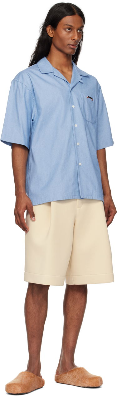 Košeľa Marni Marni Denim Bowling Shirt Modrá | CUJU0017A0 UTC476, 3