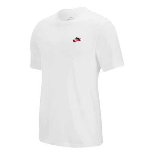 Tričko Nike Sportswear Embroidered Logo T-Shirt Biela | AR4999-100