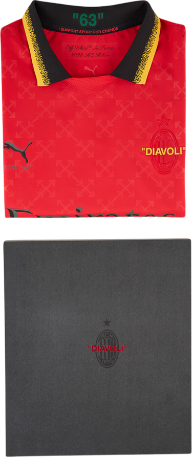 Dres Puma AC MILAN OFF-WHITE™ Authentic Jersey Rôznofarebný | 783000-02, 2