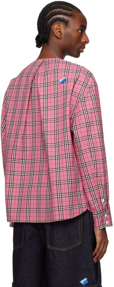 Košeľa ADER ERROR Check Long Sleeve Shirt Ružová | BN01SSSH0103PK, 2