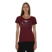 Crewneck T-Shirt with Textured Logo