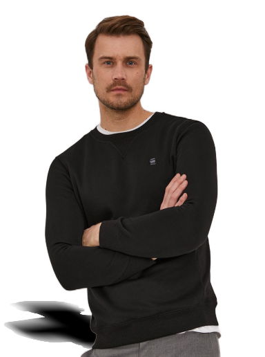 Mikina G-Star Raw Premium Core Sweatshirt Čierna | D16917.C235