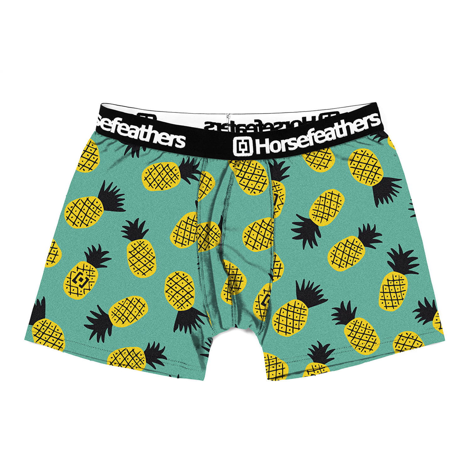 Boxerky Horsefeathers Boxers Sidney Boxer Shorts Pineapple Zelené | AM164G, 0