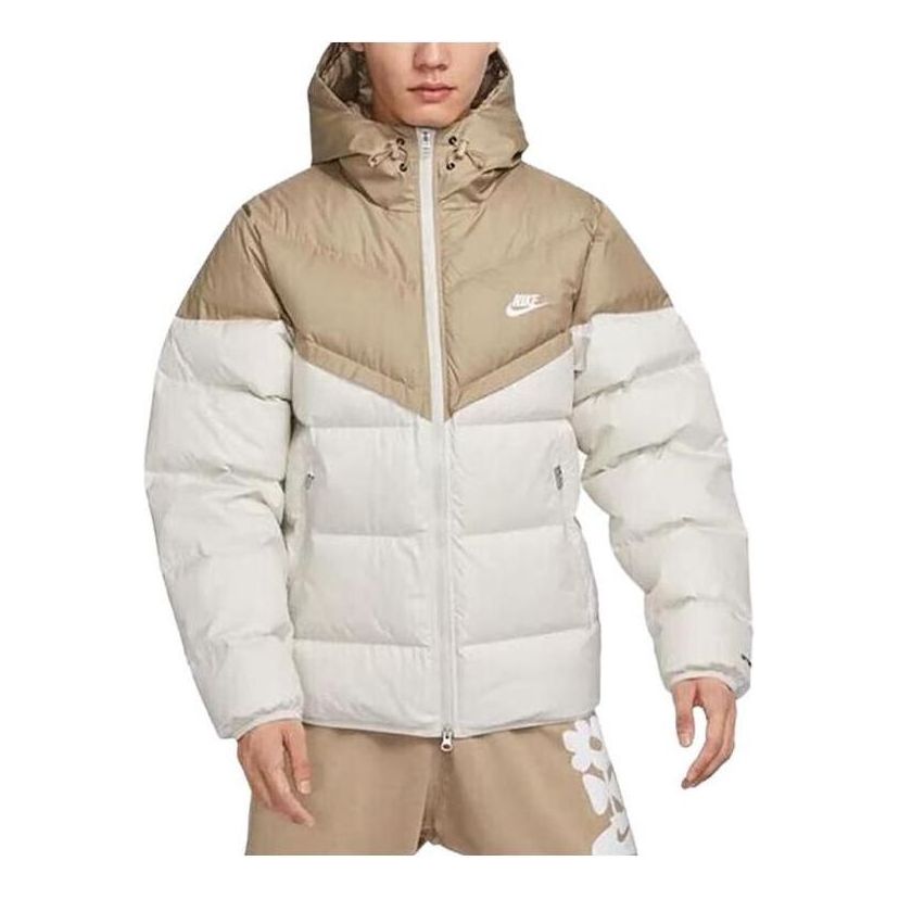 Prešívaná bunda Nike Hooded Puffer Jacket Béžová | FB8178-247, 0