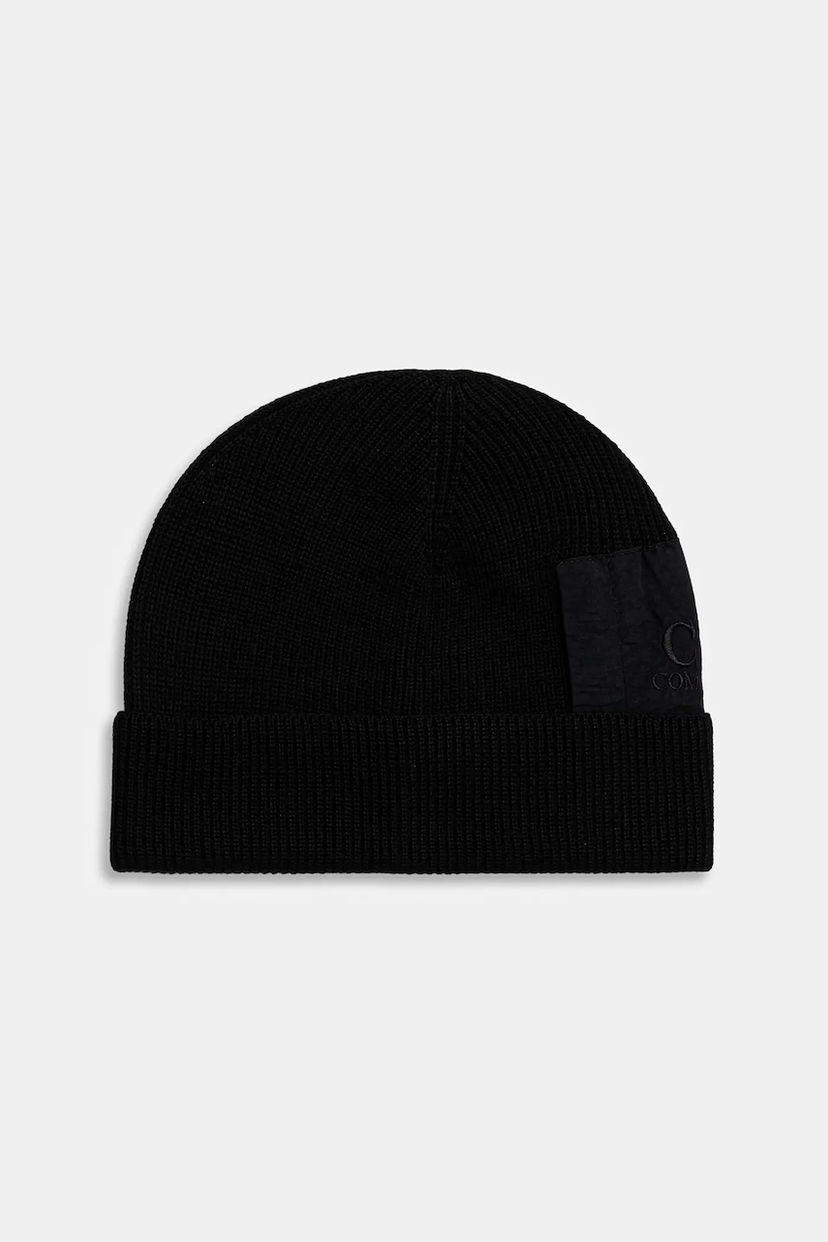 Kulicha C.P. Company C.P. Company Wool Beanie Čierna | 19CMAC163A005509A