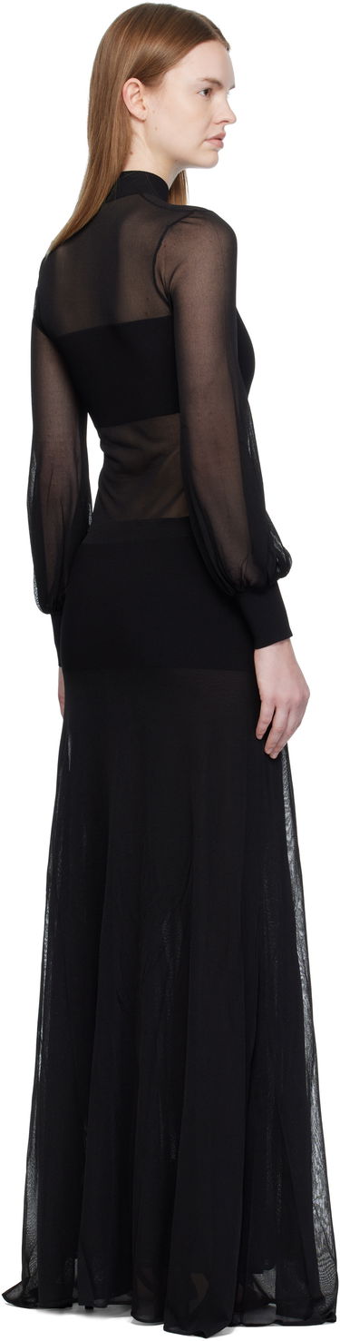 Šaty Tom Ford TOM FORD Turtleneck Maxi Dress Čierna | ACK627-YAX889, 2