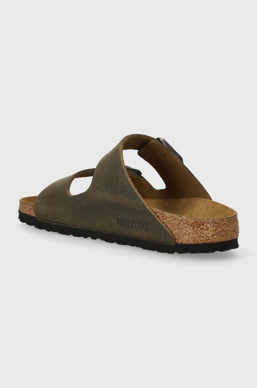 Tenisky a topánky Birkenstock Arizona in Faded Khaki Oiled Leather, Size UK 2.5 | END. Clothing Hnedá | 1027039, 2