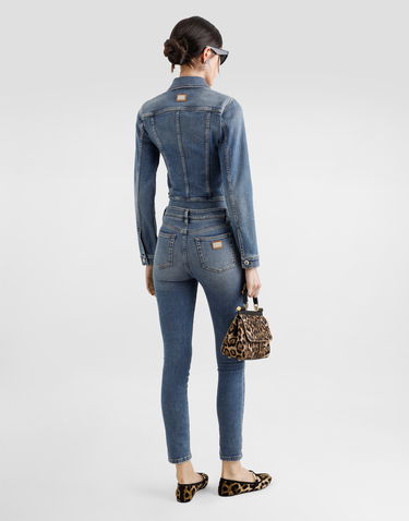 Džínsy Dolce & Gabbana Dolce & Gabbana Skinny Jeans Modrá | FTC67DG8ML9S9001, 2