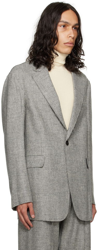 Bunda R13 R13 Raw Cut Blazer Šedá | R13MR183-R269A, 1