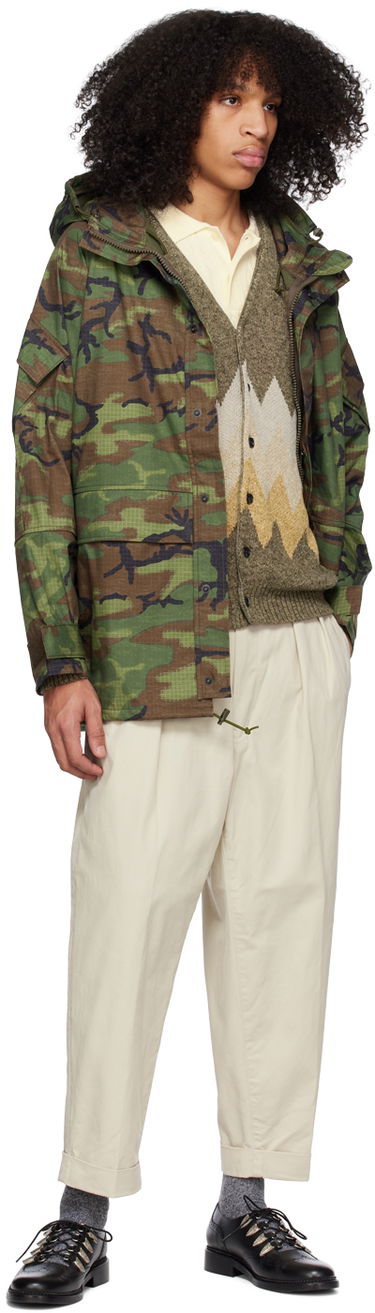 Bunda BEAMS BEAMS PLUS Camouflage Field Jacket Zelené | 38180170139, 3