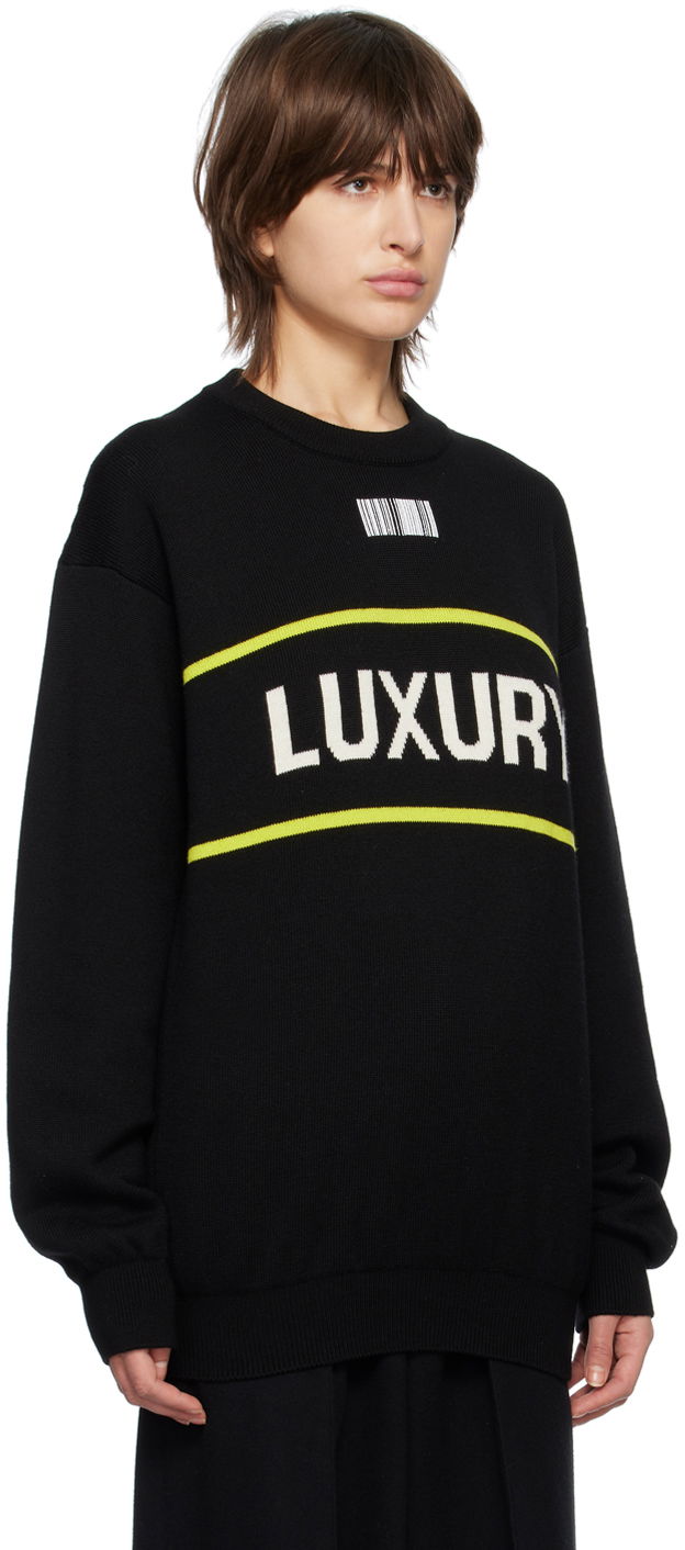 Sveter VETEMENTS 'Luxury' Sweater Čierna | VL16KN320B, 1