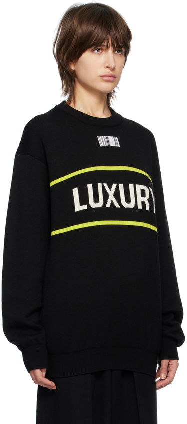 Sveter VETEMENTS 'Luxury' Sweater Čierna | VL16KN320B, 1