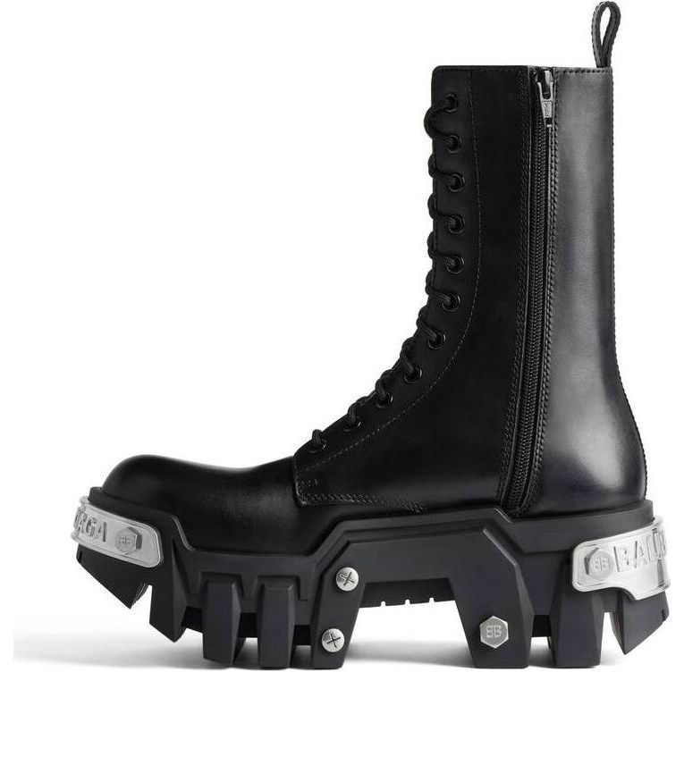 Tenisky a topánky Balenciaga Bulldozer Lace Up Boots Čierna | 672502WBCQ11081