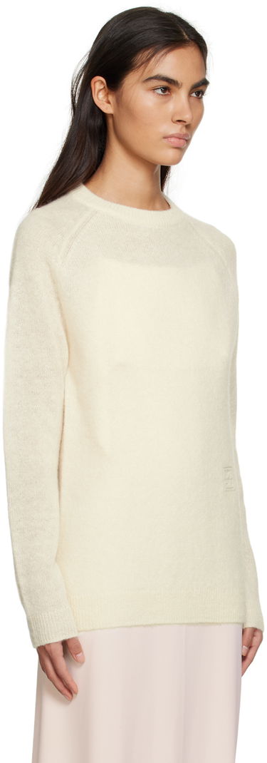 Sveter TOTEME TOTEME Monogram Knit Sweater Biela | 232-5153-306, 1
