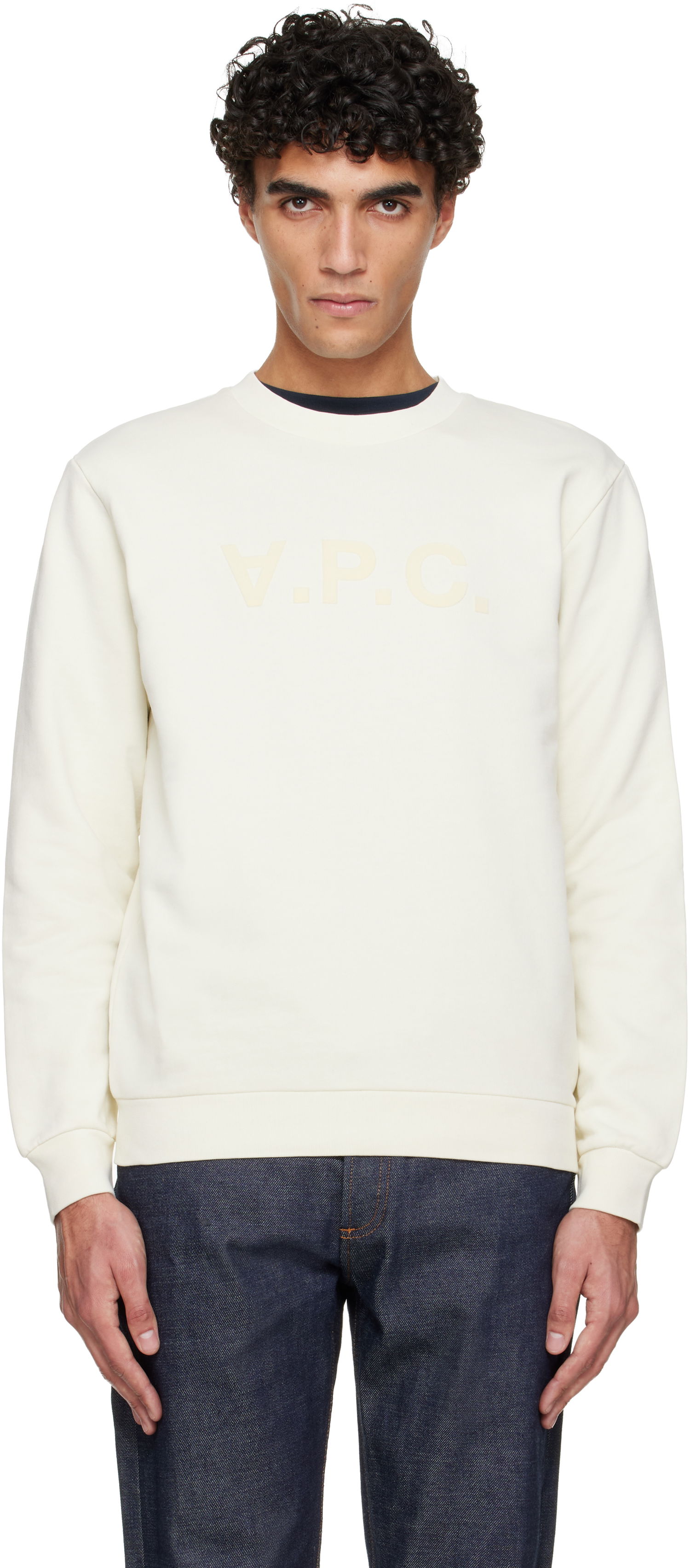Mikina A.P.C. Standard Grand 'VPC' Sweatshirt Béžová | COHMC-M27907, 0