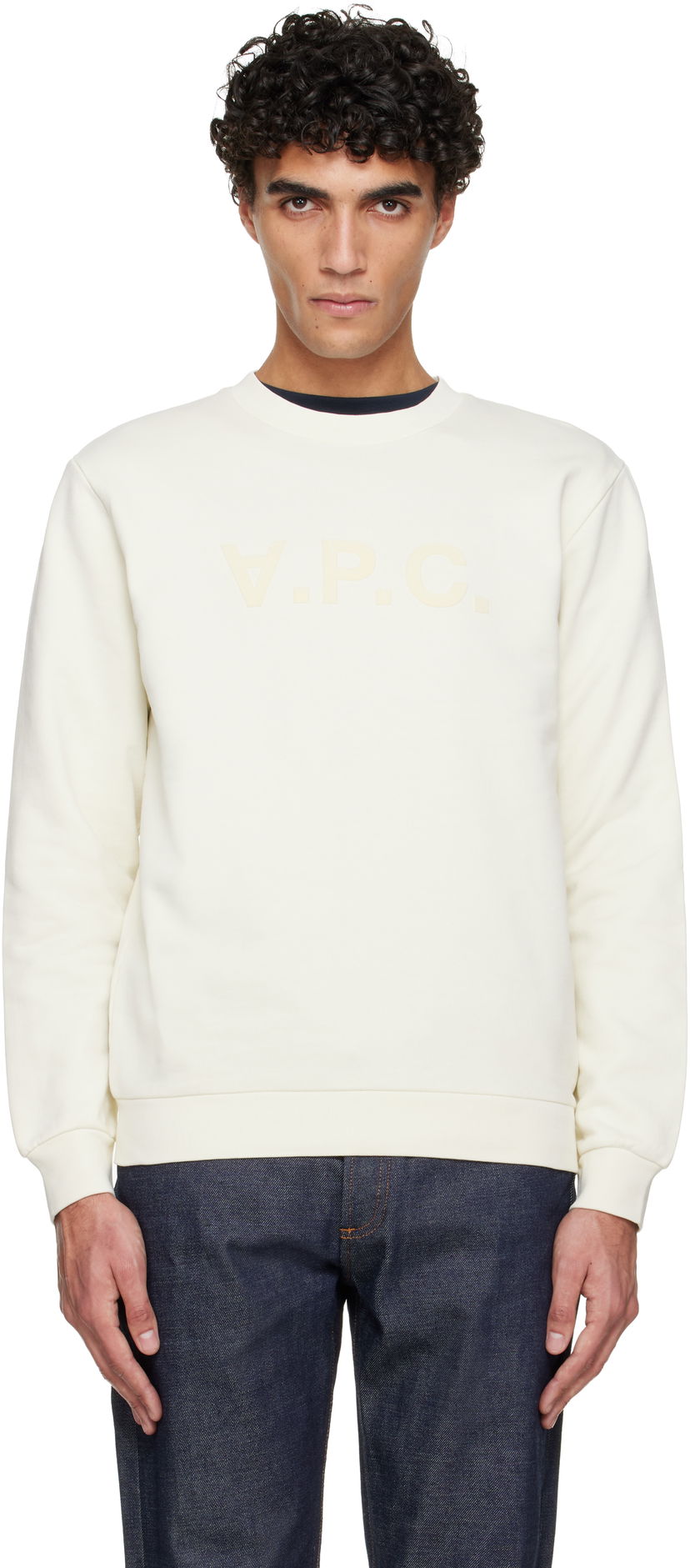 Mikina A.P.C. Standard Grand 'VPC' Sweatshirt Béžová | COHMC-M27907