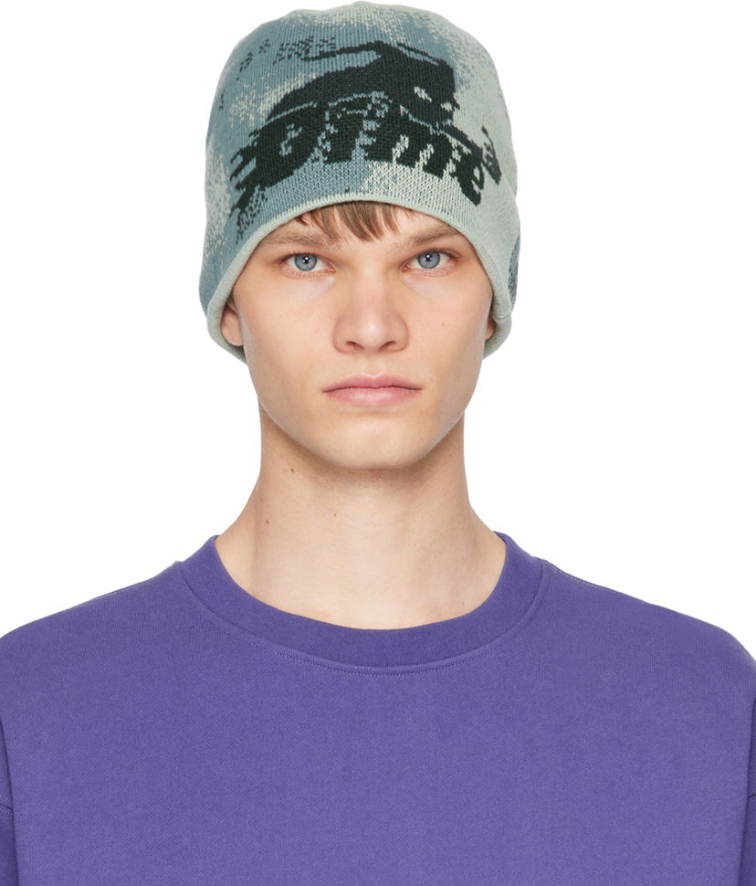 Kulicha Dime Blue Final Skull Cap Beanie Modrá | DIMESP24D246MIN