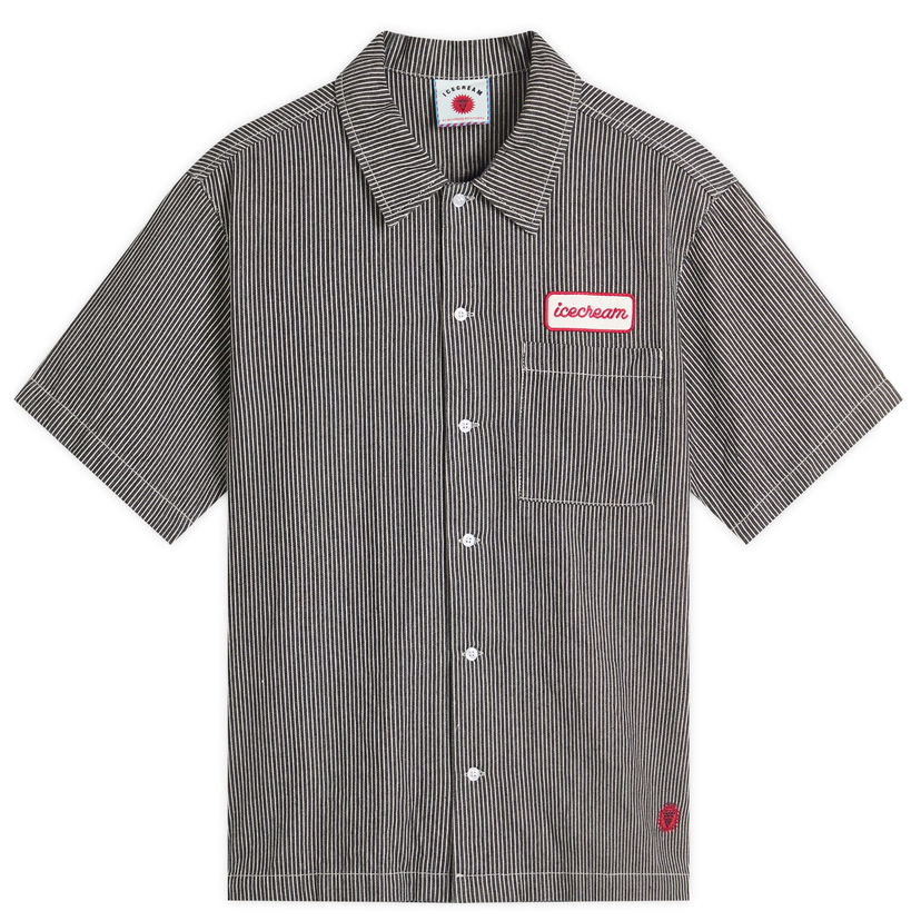 Košeľa BBC IceCream END. x ICECREAM Popsicle Hickory Denim Shirt Šedá | IC25S08