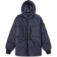 Bunda Stone Island Crinkle Reps Hooded Down Navy | 7915407-V0020, 1
