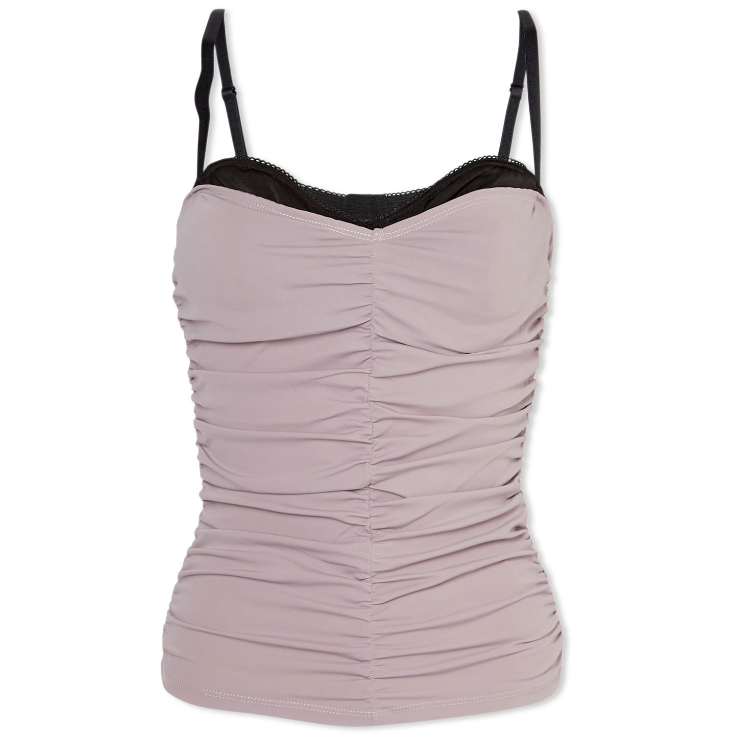 Tielko Miaou Miaou Renzo Ruched Cami Top Fialová | 7064TKTAU, 0