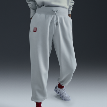 Tepláky Nike Football Liverpool FC Phoenix Fleece High Waisted Sweatpants Šedá | FZ4143-043, 2