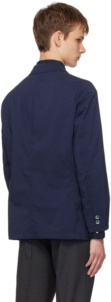 Bunda BEAMS Beams Plus Three-Button Shirt Blazer Navy | 3816-0196-139, 2
