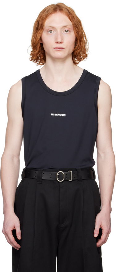 Tielko Jil Sander Jil Sander+ Active Jersey Tank Top Čierna | J47NC0111_J20033, 0