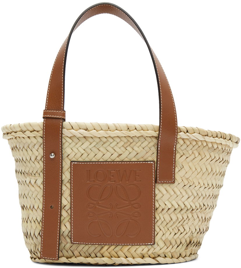 Tote bag Loewe Loewe Small Basket Tote Béžová | 327.02.S93