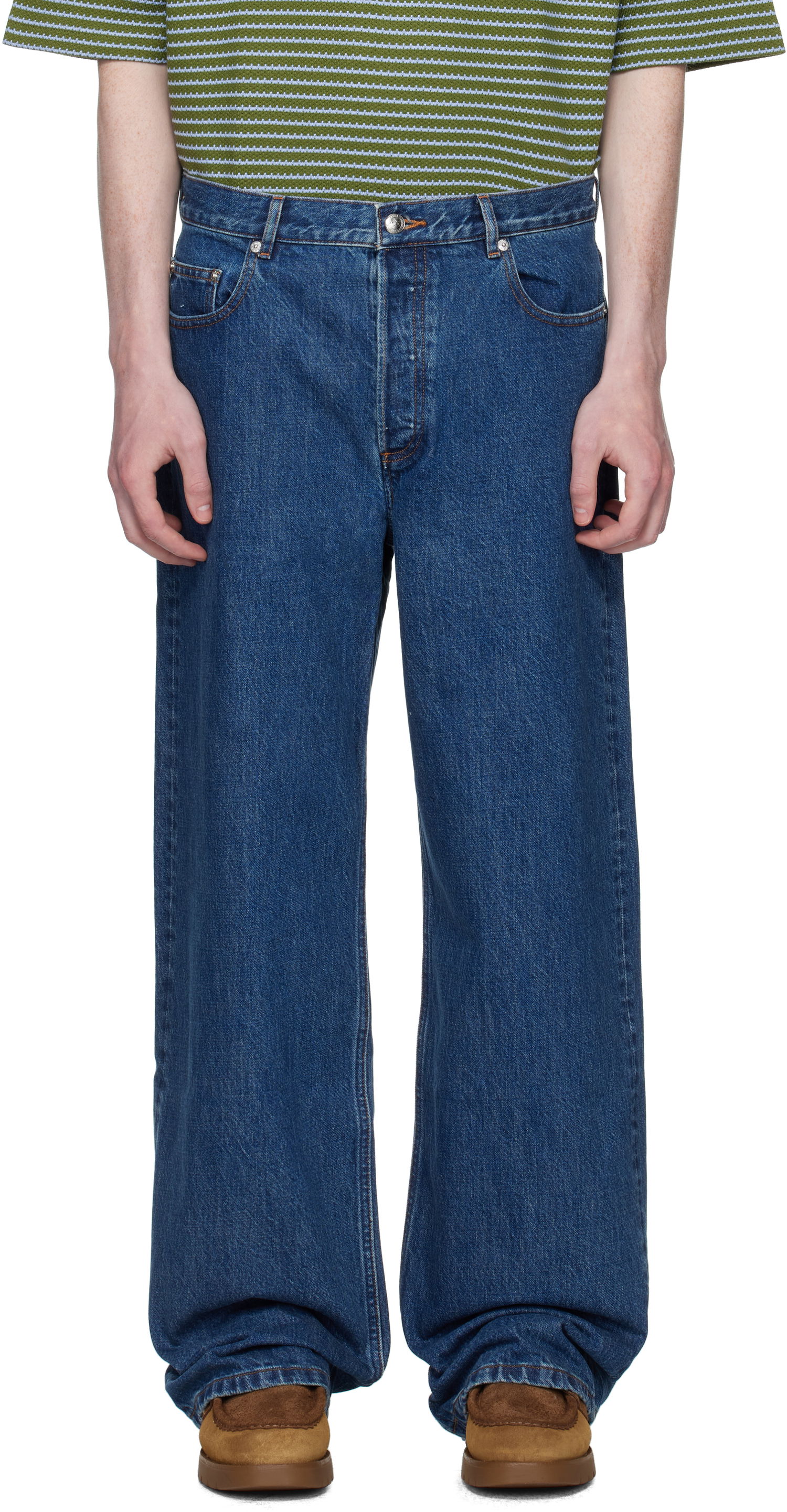 Džínsy A.P.C. A.P.C. Aaron Jeans Modrá | COHJK-H09182, 0