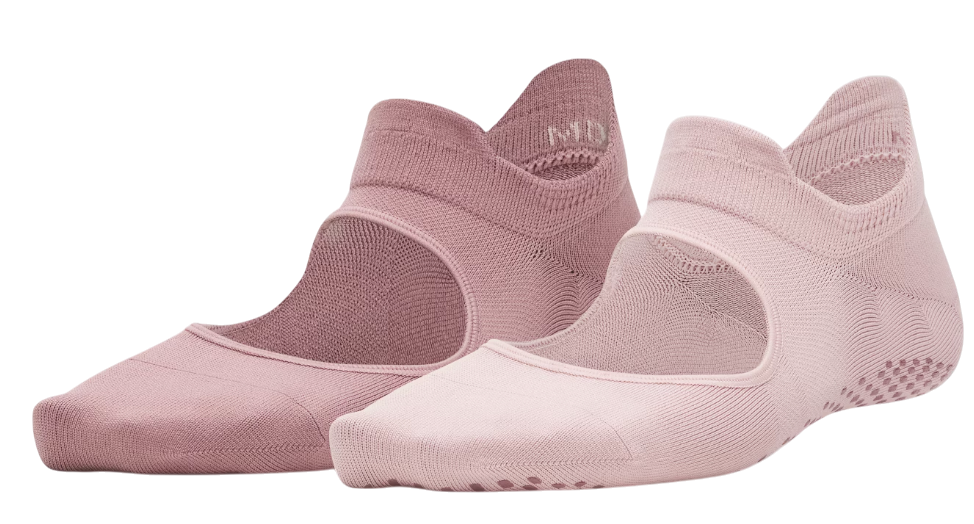 Ponožky Under Armour Under Armour Breathe Balance 2-Pack Ankle Socks Ružová | 1373336-673, 0