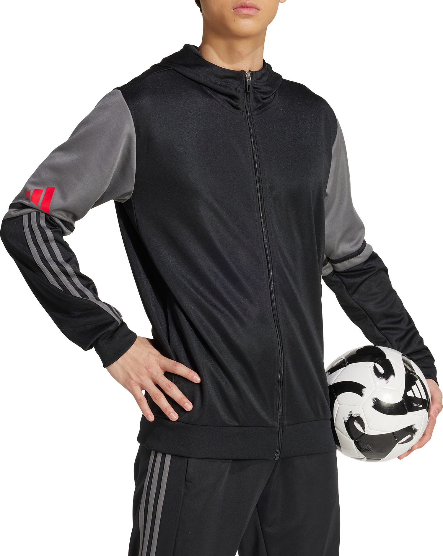 Mikina adidas Originals adidas Squadra 25 Hooded Jacket Čierna | jd6088, 0
